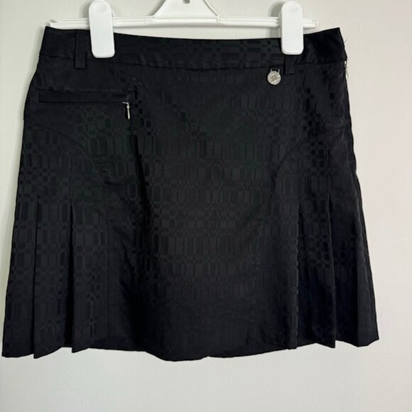Greg Norman Women's Perfect Fit Black Golf Skort Size 6 - Picture 1 of 7